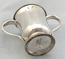 19th Century Old Sheffield Plate Loving Cup. Oldham of Nottingham.