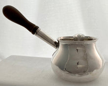Georgian, George II, Silver Brandy Pan. London circa 1730. 8 troy ounces.