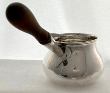 Georgian, George II, Silver Brandy Pan. London circa 1730. 8 troy ounces.