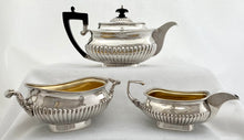 Georgian, George III, Silver Tea Set. London 1806/07 Robert Hennell I & Samuel Hennell. 38.8 troy ounces.