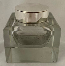 Asprey, George V, Silver & Cut Glass Cube Inkwell. London 1928 Asprey & Co. Ltd.