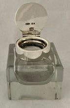 Asprey, George V, Silver & Cut Glass Cube Inkwell. London 1928 Asprey & Co. Ltd.
