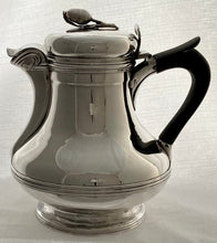 Georgian, George IV, Silver Hot Water Jug. London 1823 Edward Edwards I. 24 troy ounces.