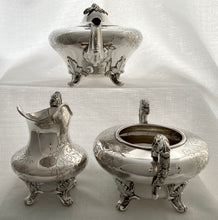 Early Victorian Silver Plated Tea Set, circa 1850.