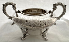Early Victorian Silver Plated Tea Set, circa 1850.