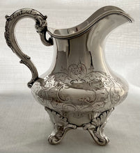 Early Victorian Silver Plated Tea Set, circa 1850.