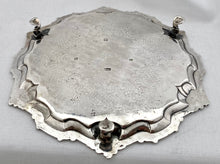 Georgian, George III, Scottish Silver Waiter. Edinburgh 1763 Lothian & Robertson. 9.3 troy ounces.