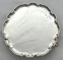 Georgian, George II, Silver Salver. London 1733 John Edwards II. 20 troy ounces.