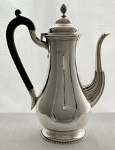 George V Silver Coffee Pot. London 1915 C.S. Harris & Sons Ltd. 16.8 troy ounces.