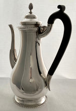 George V Silver Coffee Pot. London 1915 C.S. Harris & Sons Ltd. 16.8 troy ounces.