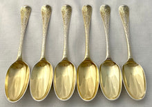 Georgian, George II, Twelve Silver Gilt Tablespoons. London 1730/31 Caleb Hill. 31.2 troy ounces.