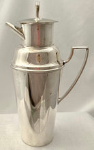 Art Deco Silver Plated Milk Churn Cocktail Shaker. Asprey of London, circa 1935.