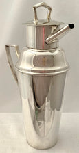 Art Deco Silver Plated Milk Churn Cocktail Shaker. Asprey of London, circa 1935.