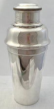 Asprey Silver Plated Cocktail Shaker, circa 1930.