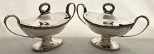 Georgian, George III, Pair of Old Sheffield Plate Sauce Tureens, circa 1790.