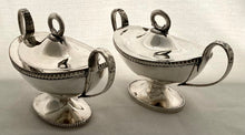 Georgian, George III, Pair of Old Sheffield Plate Sauce Tureens, circa 1790.