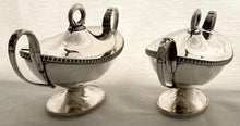 Georgian, George III, Pair of Old Sheffield Plate Sauce Tureens, circa 1790.