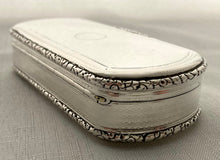 Georgian, George IV, Silver Snuff Box. London 1828 Edward Edwards II. 3.9 troy ounces.