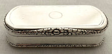 Georgian, George IV, Silver Snuff Box. London 1828 Edward Edwards II. 3.9 troy ounces.