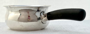 Danish 830 Silver Brandy Pan. Assay Marks for Johannes Siggaard 1940.