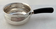 Danish Silver Brandy Pan. Assay Marks for Johannes Siggaard 1940.