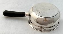 Danish Silver Brandy Pan. Assay Marks for Johannes Siggaard 1940.