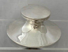 Asprey, George V, Silver Capstan Inkwell. Birmingham 1913  Asprey & Co. Ltd