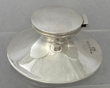 Asprey, George V, Silver Capstan Inkwell. Birmingham 1913  Asprey & Co. Ltd