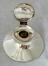 Asprey, George V, Silver Capstan Inkwell. Birmingham 1913  Asprey & Co. Ltd