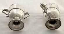 Georgian, George III, Pair of Irish Silver Loving Cups. Dublin circa 1770, Richard Tudor. 27 troy ounces.