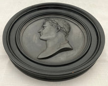 Napoleon Bonaparte Laurel Crown Portrait Profile Roundel, after Bertrand Andrieu.