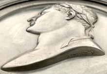 Napoleon Bonaparte Laurel Crown Portrait Profile Roundel, after Bertrand Andrieu.
