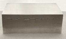 George V Silver Cigarette Box of Royal Navy Interest. Chester 1917 Asprey & Co. Ltd.