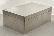 George V Silver Cigarette Box of Royal Navy Interest. Chester 1917 Asprey & Co. Ltd.