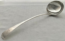 Georgian, George III, Silver Soup Ladle. London 1815 William Seaman. 6 troy ounces