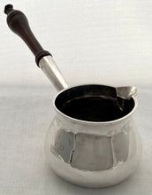 Georgian, George II, Silver Brandy Pan. London 1734 George Wickes. 12 troy ounces.