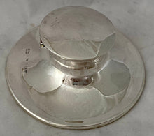 Asprey, George V, Silver Capstan Inkwell. Birmingham 1916 Asprey & Co. Ltd.