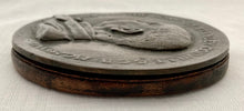 Admiral The Hon. Sir Stanley Colville G.C.B. Bronze Relief Desk Weight, Dated 1927.