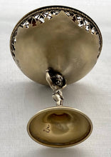George V Silver Gilt Pedestal Dish. London 1913 Asprey & Co. Ltd. 5.4 troy ounces.