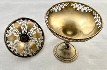 George V Silver Gilt Pedestal Dish. London 1913 Asprey & Co. Ltd. 5.4 troy ounces.