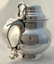19th Century Silver Plate on Copper Ale Jug with Coin Inset Cover.