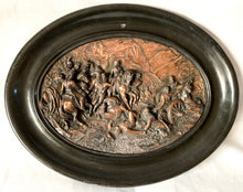 Napoleon Bonaparte, The Battle of Rivoli Copper Relief Plaque. Signed Lavastre, 1853.