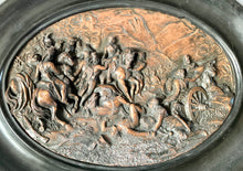 Napoleon Bonaparte, The Battle of Rivoli Copper Relief Plaque. Signed Lavastre, 1853.
