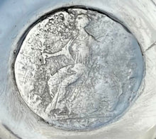 19th Century Silver Plate on Copper Ale Jug with Coin Inset Cover.