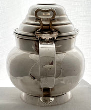 19th Century Silver Plate on Copper Armorial Beer Jug with Inset 1799 Halfpenny.