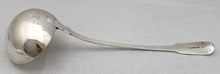 George III Silver Soup Ladle. London 1806 Solomon Hougham. 5.4 troy ounces.