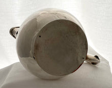 19th Century Silver Plate on Copper Armorial Beer Jug with Inset 1799 Halfpenny.