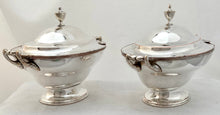 George III Pair of Old Sheffield Plate Sauce Tureens. Circa 1810.