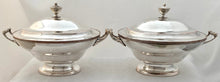 George III Pair of Old Sheffield Plate Sauce Tureens. Circa 1810.