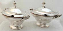 George III Pair of Old Sheffield Plate Sauce Tureens. Circa 1810.